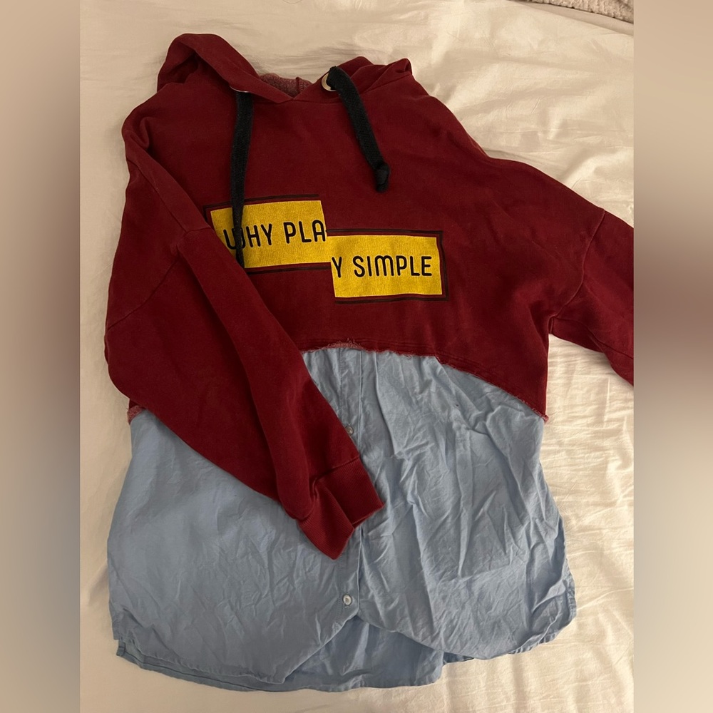 Zara hoodie dress